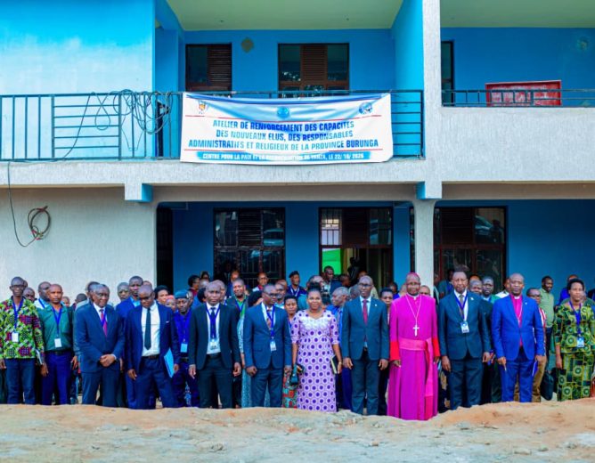 ATELIER DE RENFORCEMENT DES CAPACITÉS DES NOUVEAUX ÉLUS, DES RESPONSABLES ADMINISTRATIFS ET RELIGIEUX DE LA PROVINCE BURUNGA